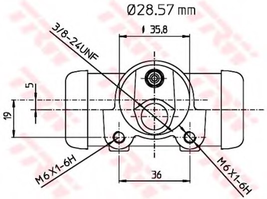 TRW BWN131 Wheel Brake Cylinder